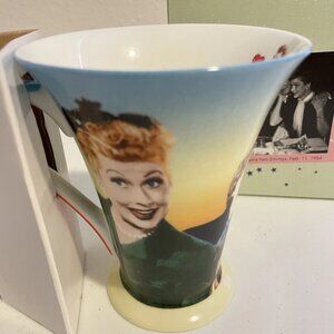 I Love Lucy Coffee Mug Collectable TV Show Theme Bone China